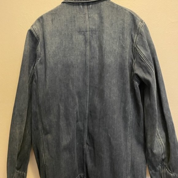 Levi's Total Warmth long denim jacket with brushed cotton lining - Picture 2 of 6